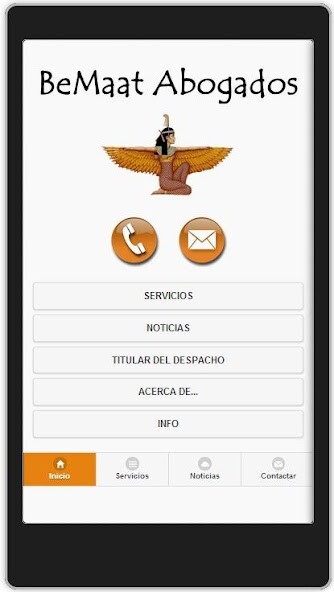 Run android online APK BeMaat Abogados from MyAndroid or emulate BeMaat Abogados using MyAndroid