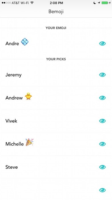 Emulate iPhone app Bemoji - What emoji are you? using MyAndroid