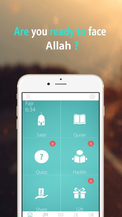 Emulate iPhone app BeMuslim: Prayer times using MyAndroid