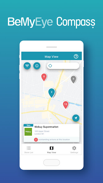 Run android online APK BeMyEye Compass from MyAndroid or emulate BeMyEye Compass using MyAndroid