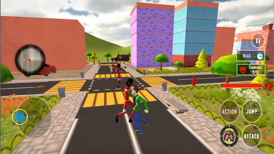 Run android online APK Ben 10 Alien City Heroes from MyAndroid or emulate Ben 10 Alien City Heroes using MyAndroid