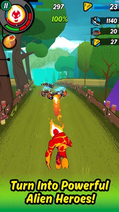 Emulate iPhone app Ben 10: Up to Speed using MyAndroid