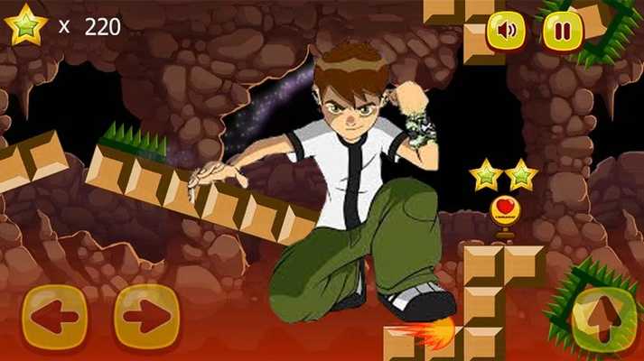 Emulate Android APK Ben Alien World: 10 Adventure jungle Runing Emulate Android APK Ben Alien World: 10 Adventure jungle Runing
