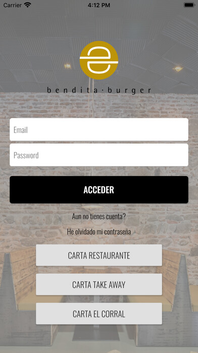 Emulate iPhone app Bendita Burger using MyAndroid Emulate iPhone app Bendita Burger using MyAndroid