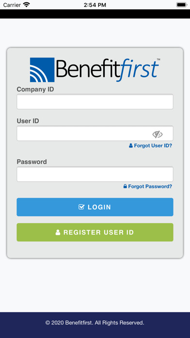 Emulate iPhone app Benefitfirst using MyAndroid