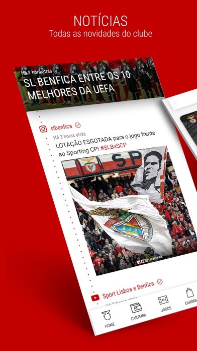 Emulate iPhone app Benfica Official App using MyAndroid Emulate iPhone app Benfica Official App using MyAndroid