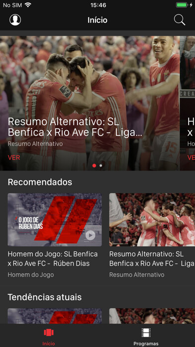 Emulate iPhone app Benfica Play using MyAndroid