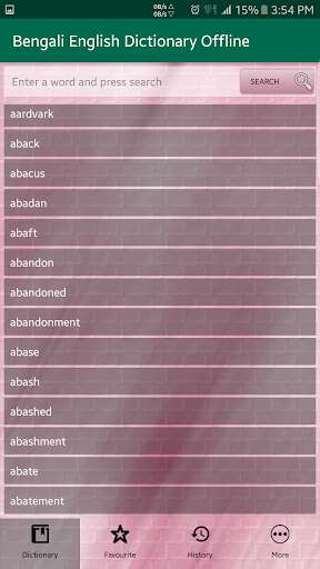 Run android online APK Bengali Eng Dictionary Offline from MyAndroid or emulate Bengali Eng Dictionary Offline using MyAndroid