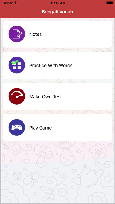 Emulate iPhone app Bengali Vocab using MyAndroid Emulate iPhone app Bengali Vocab using MyAndroid