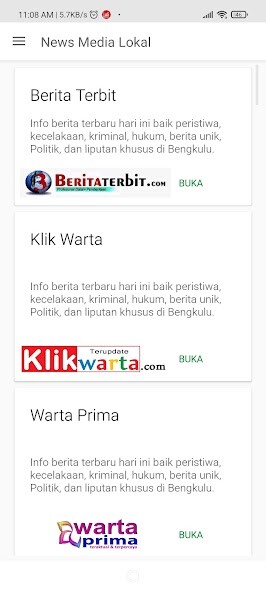 Run android online APK Bengkulu terkini (BENI) from MyAndroid or emulate Bengkulu terkini (BENI) using MyAndroid Run android online APK Bengkulu terkini (BENI) from MyAndroid or emulate Bengkulu terkini (BENI) using MyAndroid