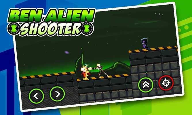 Emulate Android APK Ben Heartblast Alien Shooter - Run and Fight