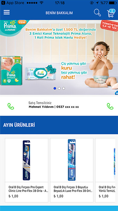 Emulate iPhone app Benim Bakkalım using MyAndroid