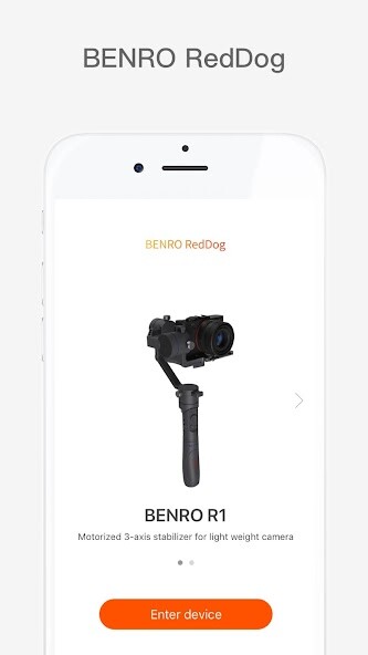 Emulate iPhone app BENRO GIMBAL using MyAndroid