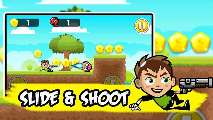 Emulate Android APK Ben Shooter 10 vs Monsters Omnitrix Fighter