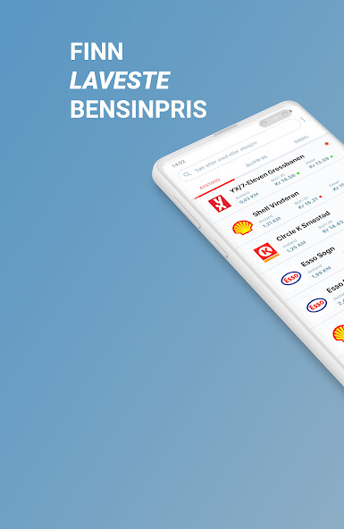 Emulate iPhone app BensinPris using MyAndroid