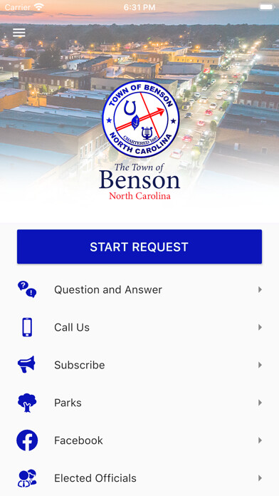 Emulate iPhone app Benson NC Connect using MyAndroid Emulate iPhone app Benson NC Connect using MyAndroid