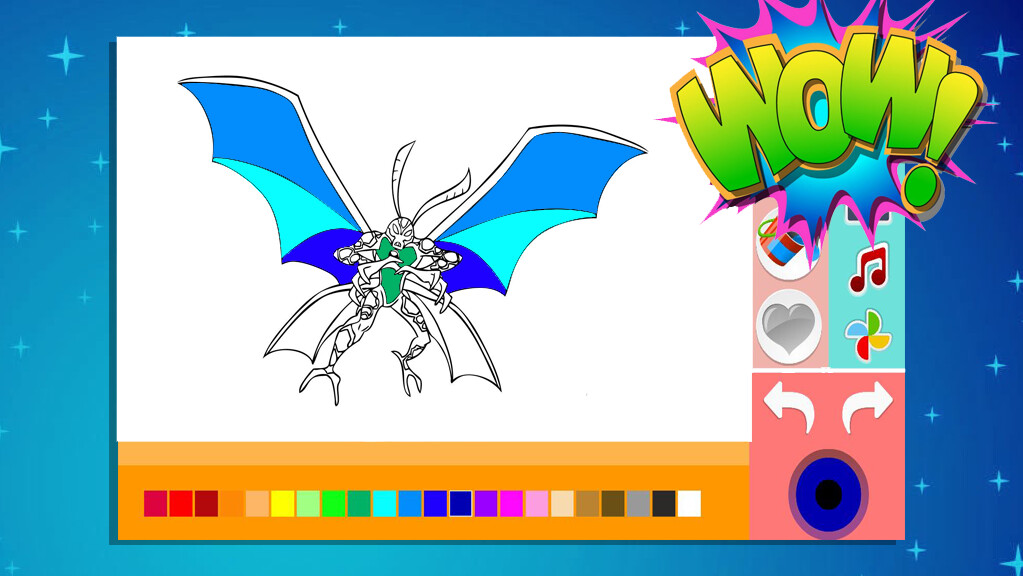 Run android online APK Ben Ultimate Coloring 10 Alien from MyAndroid or emulate Ben Ultimate Coloring 10 Alien using MyAndroid