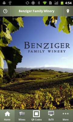 Emulate Android APK Benziger Family Winery