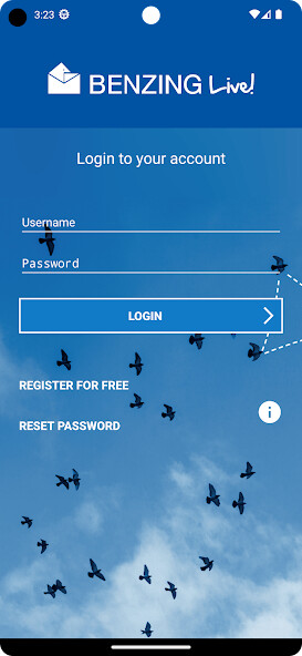 Emulate iPhone app BENZING Live using MyAndroid