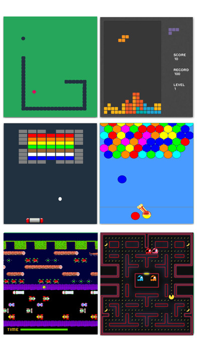 Emulate iPhone app BeoGames : Best Old Arcade Games using MyAndroid