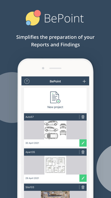 Emulate iPhone app BePoint - Easy Reports using MyAndroid