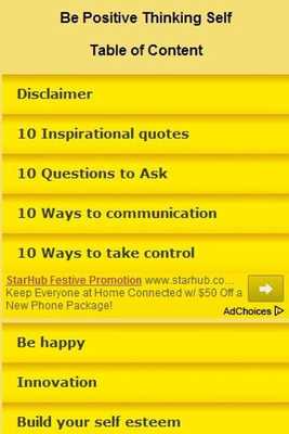 Emulate Android APK Be Positive Thinking Self