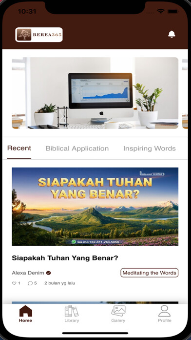 Emulate iPhone app Berea365 using MyAndroid