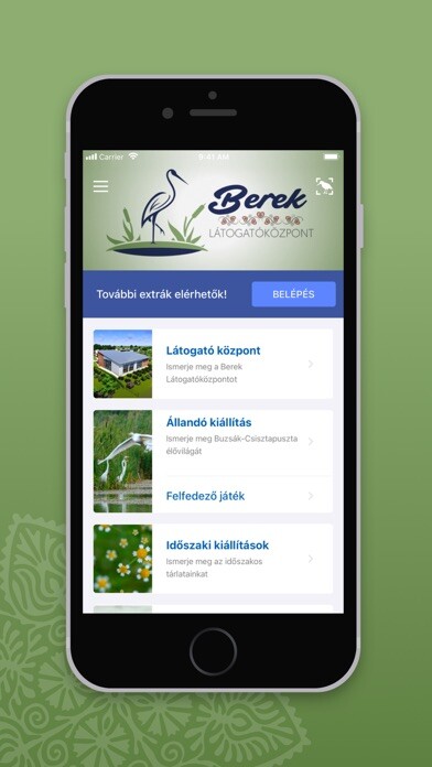 Emulate iPhone app Berek Látogatóközpont using MyAndroid Emulate iPhone app Berek Látogatóközpont using MyAndroid