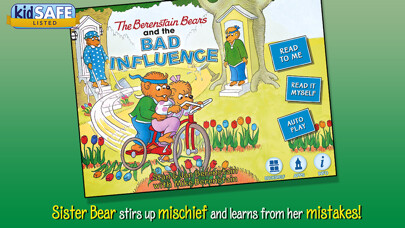 Emulate iPhone app Berenstain Bears Bad Influence using MyAndroid