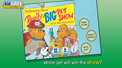 Emulate iPhone app Berenstain Really Big Pet Show using MyAndroid
