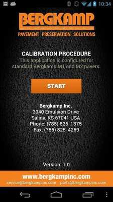 Emulate Android APK Bergkamp Calibration App Emulate Android APK Bergkamp Calibration App