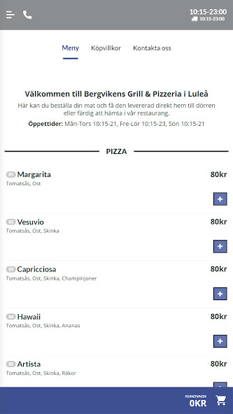 Run android online APK Bergvikens Pizzeria from MyAndroid or emulate Bergvikens Pizzeria using MyAndroid