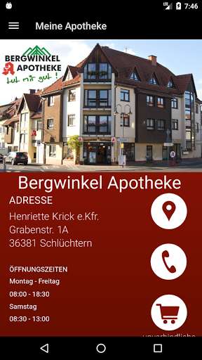 Run android online APK Bergwinkel Apotheke from MyAndroid or emulate Bergwinkel Apotheke using MyAndroid Run android online APK Bergwinkel Apotheke from MyAndroid or emulate Bergwinkel Apotheke using MyAndroid