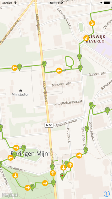Emulate iPhone app Beringen: de cité using MyAndroid