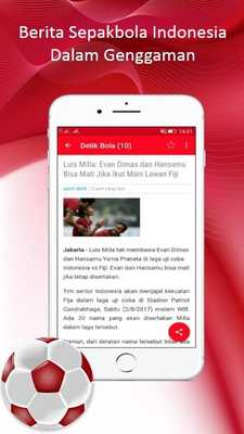 Emulate Android APK Berita Bola Indonesia