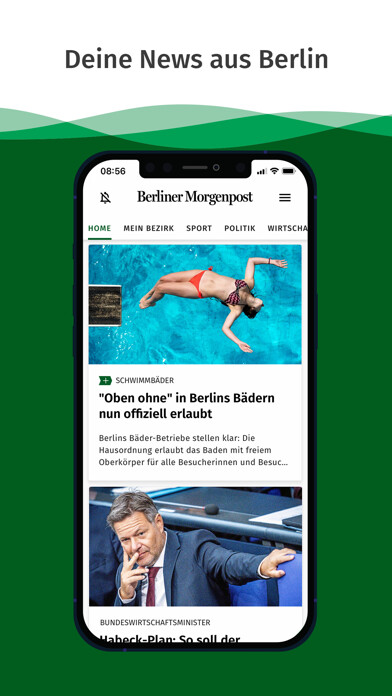Emulate iPhone app Berliner Morgenpost News using MyAndroid Emulate iPhone app Berliner Morgenpost News using MyAndroid