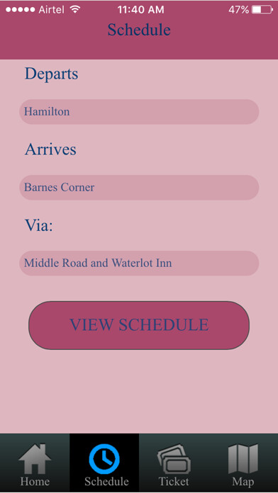 Emulate iPhone app Bermuda Bus Schedule using MyAndroid Emulate iPhone app Bermuda Bus Schedule using MyAndroid