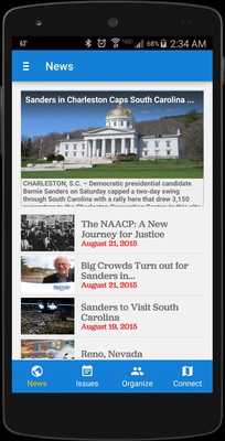 Emulate Android APK Bernie Sanders 2016 Emulate Android APK Bernie Sanders 2016
