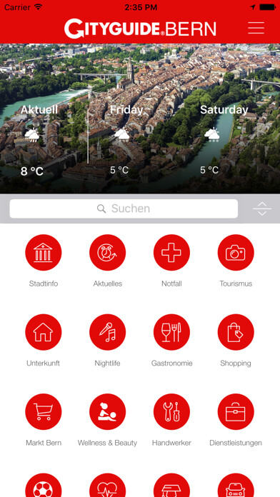 Emulate iPhone app Bern using MyAndroid Emulate iPhone app Bern using MyAndroid