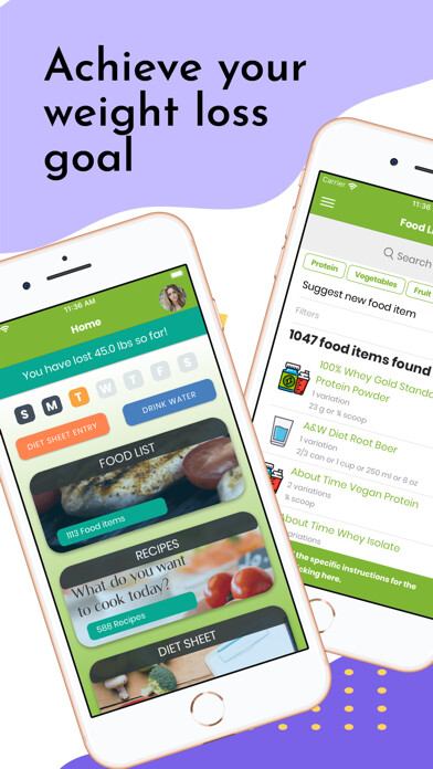 Emulate iPhone app Bernstein Diet using MyAndroid