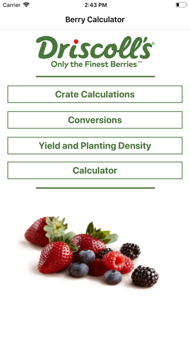 Emulate iPhone app Berry Calculator using MyAndroid