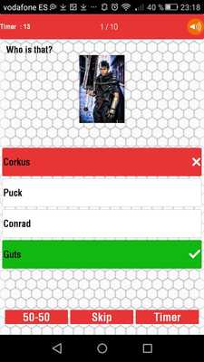 Emulate Android APK Berserk Cosplay Quiz