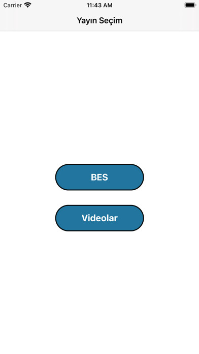 Emulate iPhone app Bes Eğitim using MyAndroid