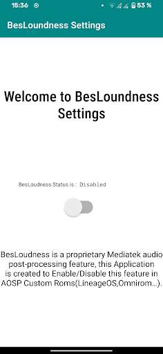 Run android online APK BesLoudnes Settings from MyAndroid or emulate BesLoudnes Settings using MyAndroid