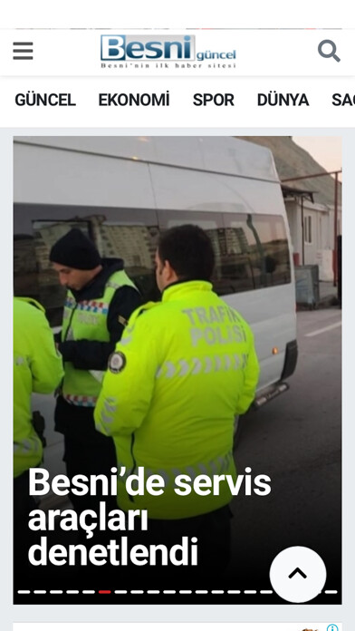 Emulate iPhone app Besni Güncel Gazetesi using MyAndroid