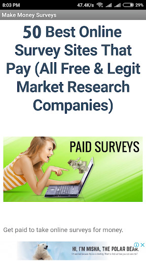 Run android online APK Best 40 Survey Sites To Earn Money from MyAndroid or emulate Best 40 Survey Sites To Earn Money using MyAndroid Run android online APK Best 40 Survey Sites To Earn Money from MyAndroid or emulate Best 40 Survey Sites To Earn Money using MyAndroid