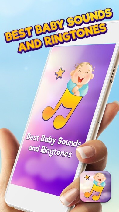 Emulate iPhone app Best Baby Sounds and Ringtones  Funny Recordings and Effects using MyAndroid