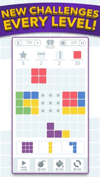 Emulate iPhone app Best Blocks: Block Puzzle Game using MyAndroid