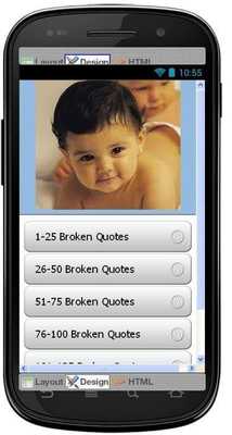 Emulate Android APK Best Broken Quotes