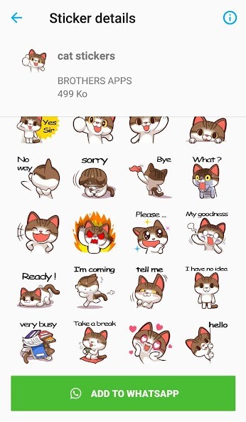 Run android online APK Best Cats Stickers 2020 - WAStickersApps from MyAndroid or emulate Best Cats Stickers 2020 - WAStickersApps using MyAndroid